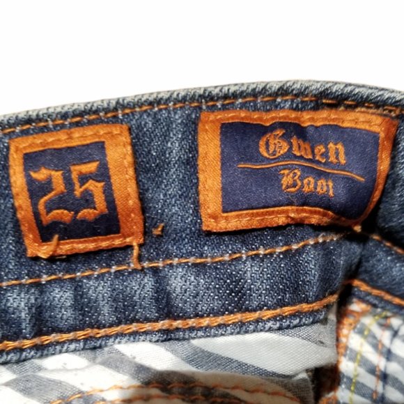 Wmn's ROCK REVIVAL Gwen Boot Cut Jeans (Size 25) - Picture 4 of 9